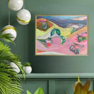 Hey, Sweetpeas  -  Original Acrylic Painting