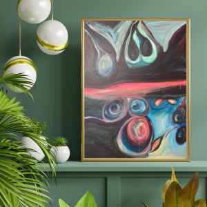 Seaweed Entangled in the Gold Coast Pier, Ballinacourty II  -  Canvas Painting