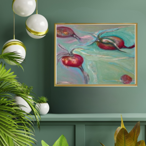 Rosebuds Blowing in the East Wind of Winter - Garden Series