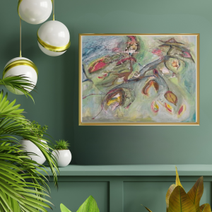 Stipa Gigantica Swaying in the Summer Breeze  -  Original Canvas Painting